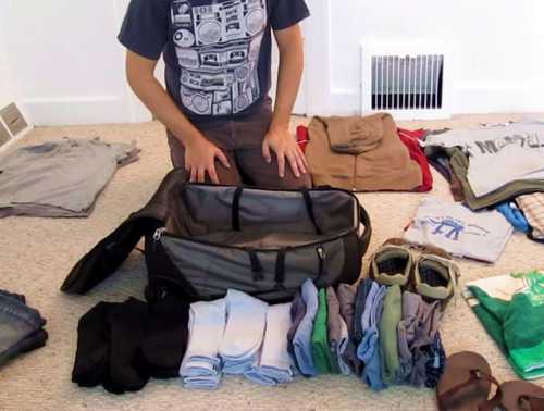 7 способов аккуратно сложить вещи в чемодан